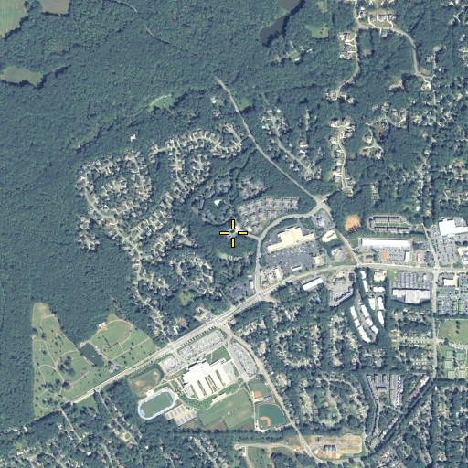 Aerial/Satellite Image of Marietta Fire Department Station 53, GA