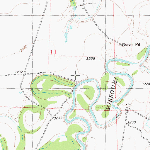 Topographic Map of Ericson School (historical), MT