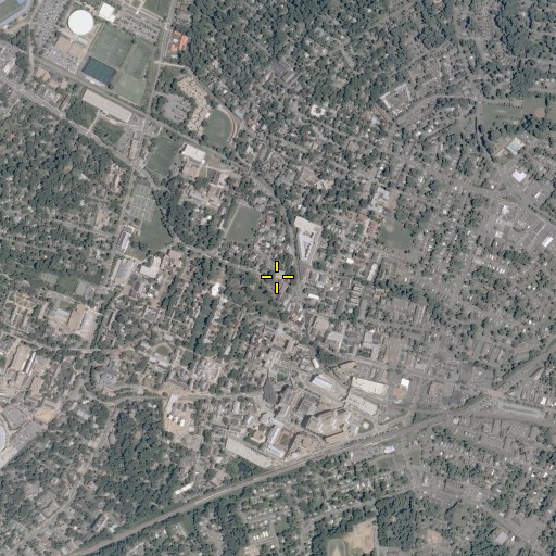 Aerial/Satellite Image of Corner Shops Shopping Center, VA