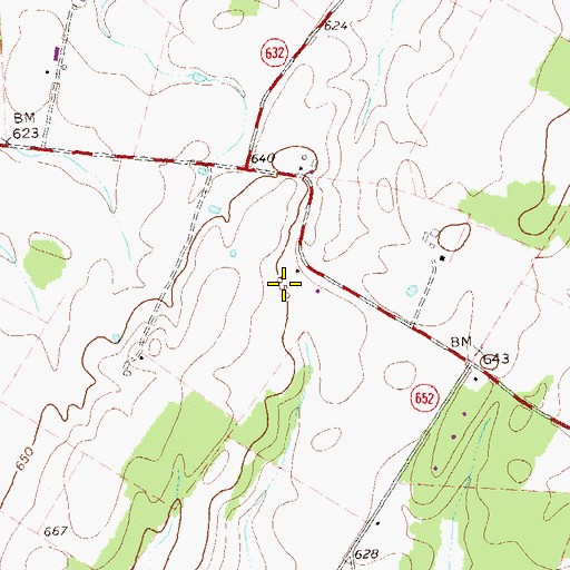 Topographic Map of North End Estate, VA