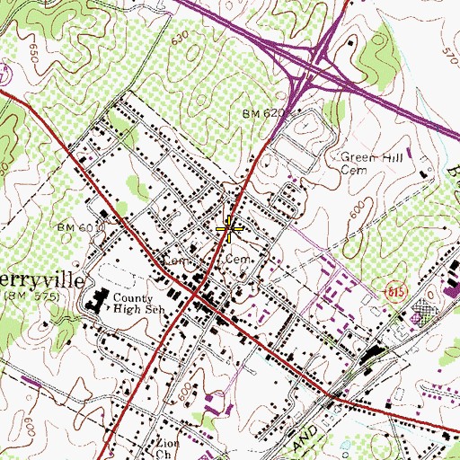 Topographic Map of Supreme Council of the House of Jacob, VA
