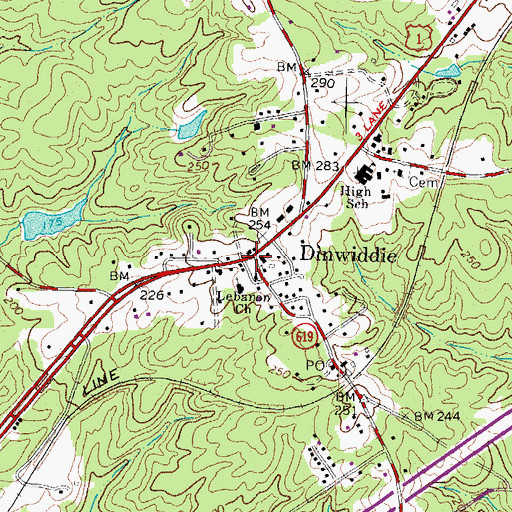 Dinwiddie County Courthouse, VA