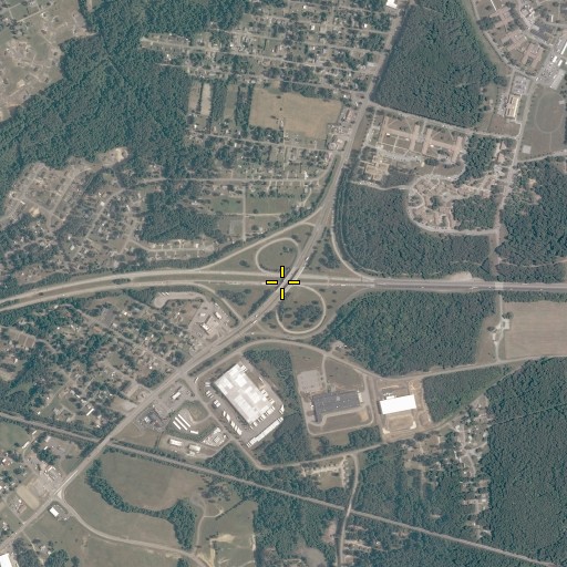 Aerial/Satellite Image of Interchange 63, VA