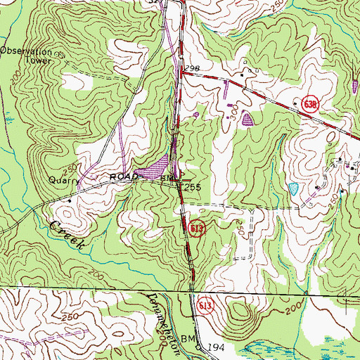 Topographic Map of Oldenplace (historical), VA