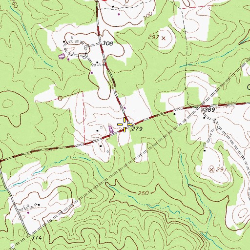 Topographic Map of Reade Store (historical), VA