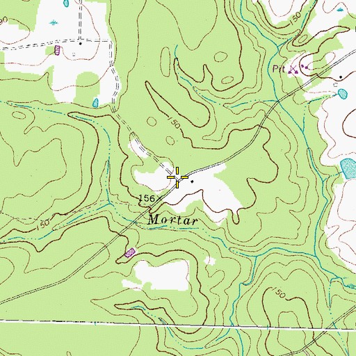 Topographic Map of Waldemar (historical), VA
