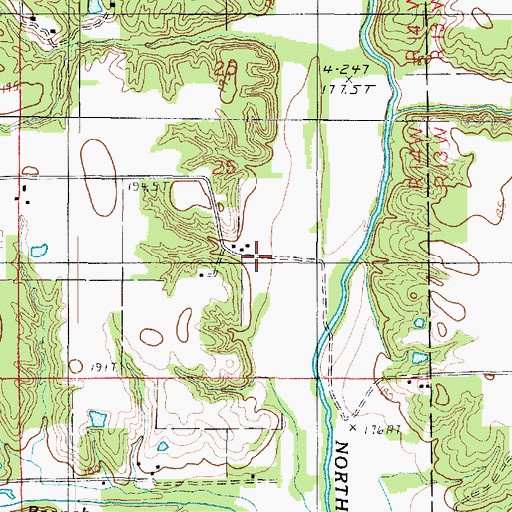 Topographic Map of Sherwood Forest Lake, IL