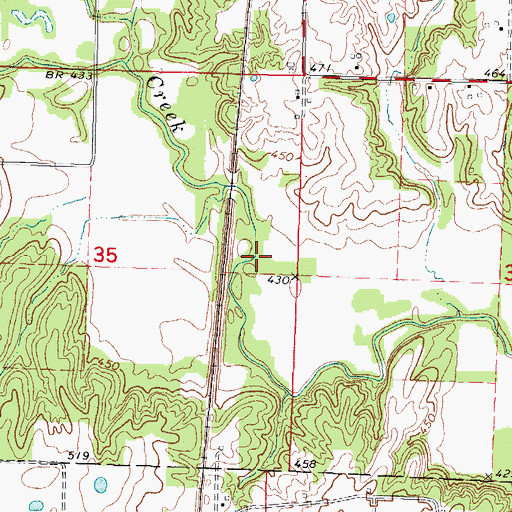 Topographic Map of O'Daniel Lodge Lake, IL