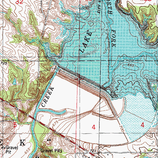 Printable Clinton Lake Map