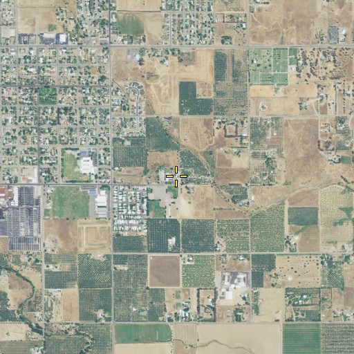 Aerial/Satellite Image of Centennial Continuation High School, CA