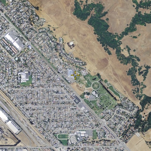Aerial/Satellite Image of El Rancho Verde Park, CA