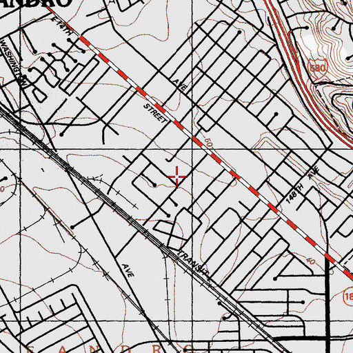Topographic Map of Heath Park, CA