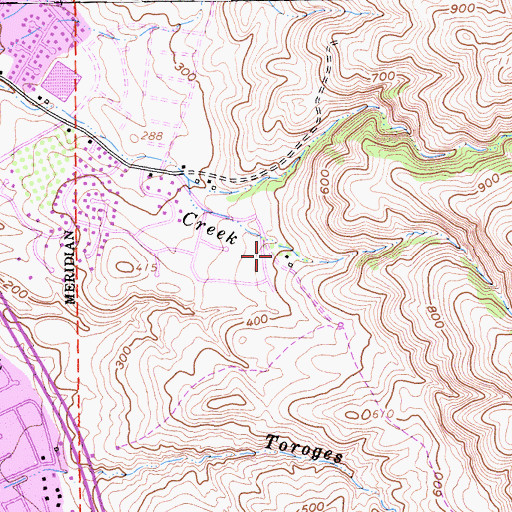 Topographic Map of Higuera Adobe Park, CA