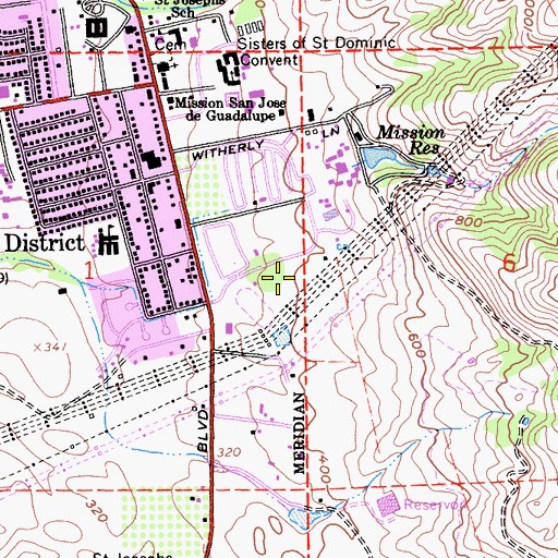 Topographic Map of Richter Field, CA