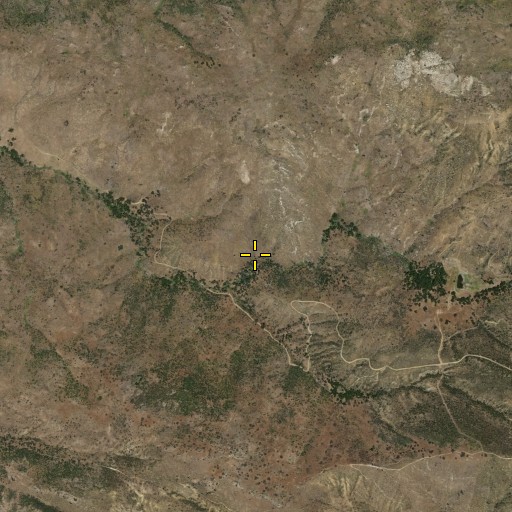 Aerial/Satellite Image of Coarse Gold Prospect, CA