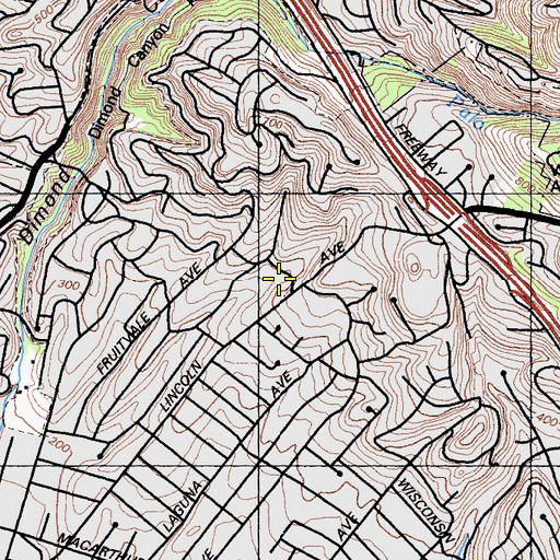 Topographic Map of Head - Royce School, CA