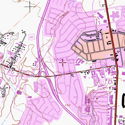 Topographic Map of Remco Flying Field (historical), CA