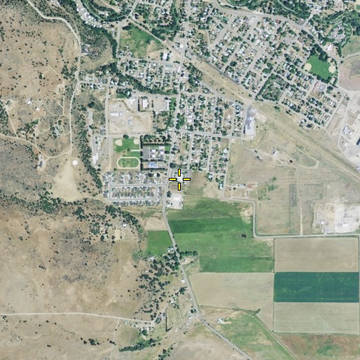 Aerial/Satellite Image of The Church of Jesus Christ of Latter Day Saints, CA