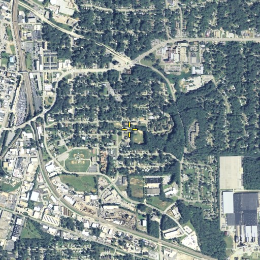 Aerial/Satellite Image of South Fulton Junior High School, GA