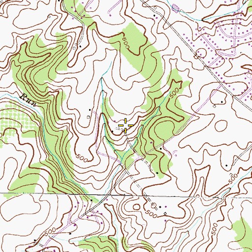Topographic Map of Melstone Valley, MD