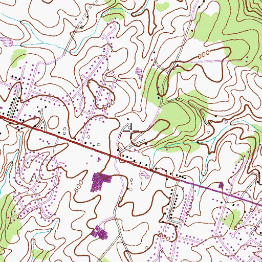Topographic Map of Oklahoma Park, MD