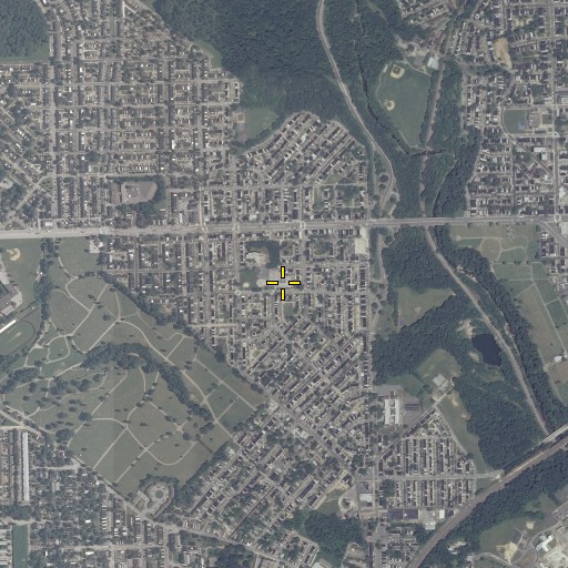 Aerial/Satellite Image of Mary E Rodman Elementary School, MD