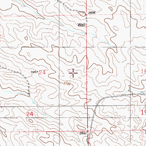 Topographic Map of Divide School (historical), MT