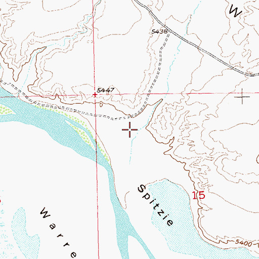 Topographic Map of Spitzie Draw, CO