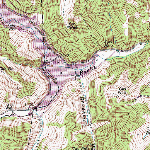 Topographic Map of Willow Brook School (historical), WV