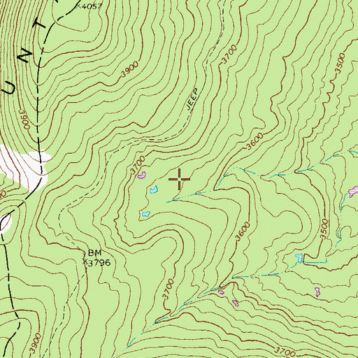 Topographic Map of Camp 88 (historical), WV