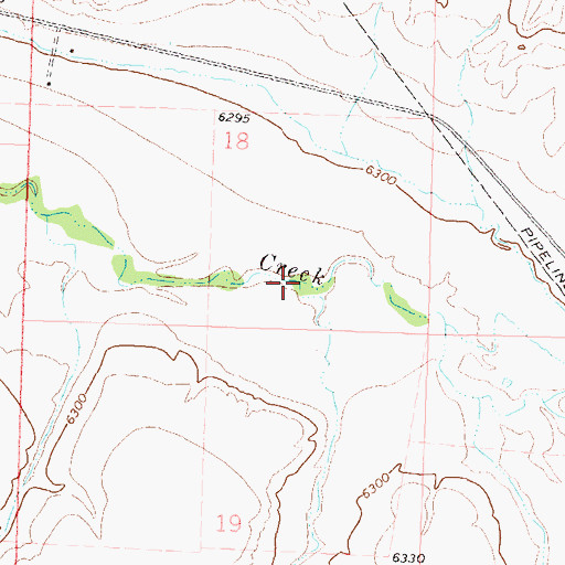 Topographic Map of Pole Gulch, CO