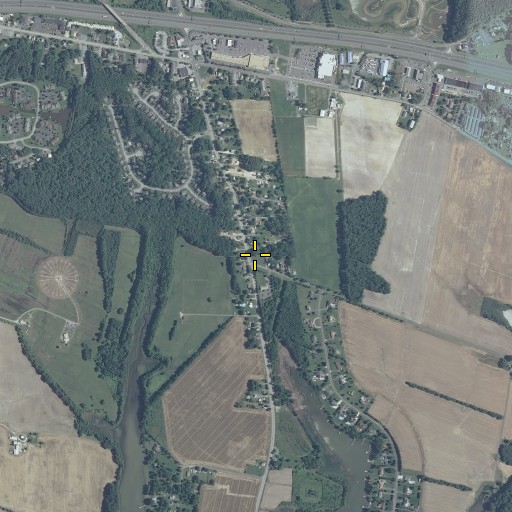 Aerial/Satellite Image of Kingsley Church Cemetery, MD