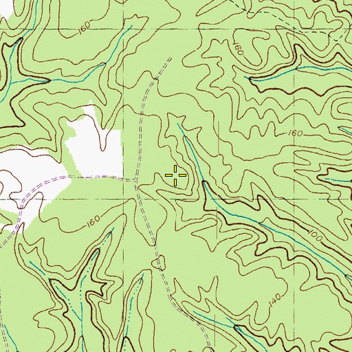 Topographic Map of Country Lakes, MD