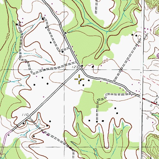 Topographic Map of Dynard Elementary School, MD