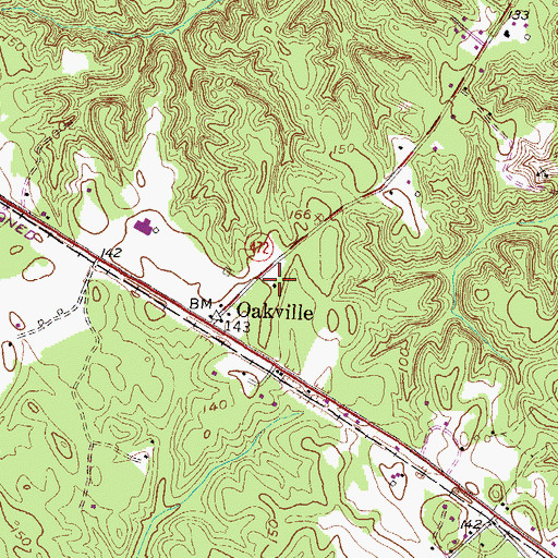 Topographic Map of Parson Home, MD
