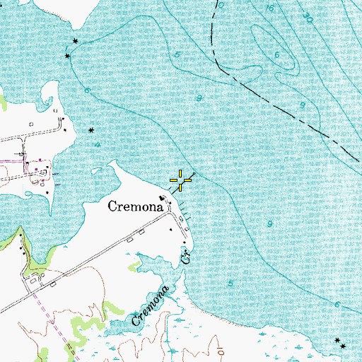 Topographic Map of Reeder Wharf, MD