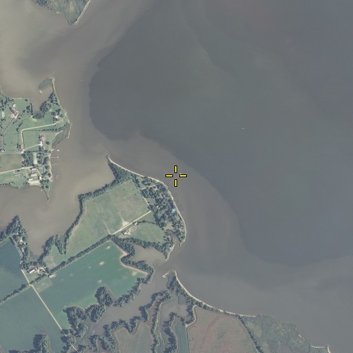 Aerial/Satellite Image of Reeder Wharf, MD