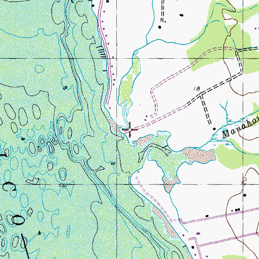 Topographic Map of Russell Landing, MD