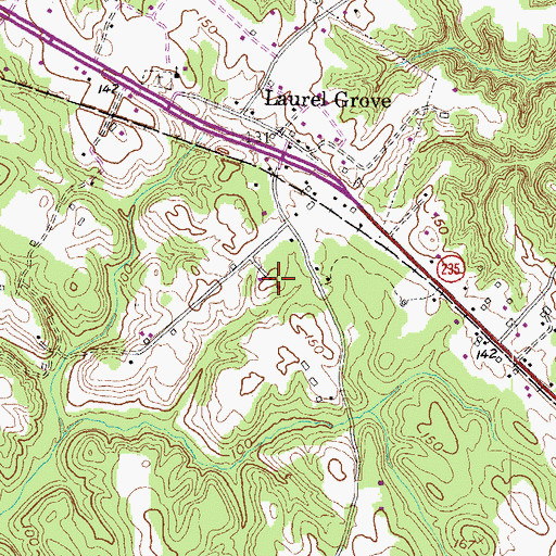Topographic Map of Westfield, MD