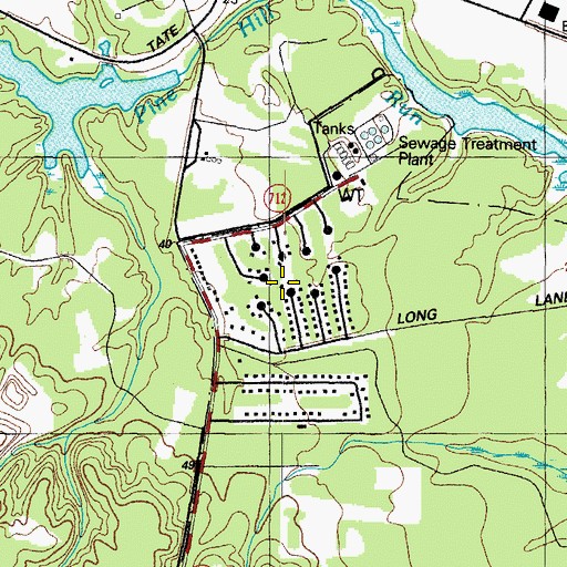 Topographic Map of Cedar Cove, MD