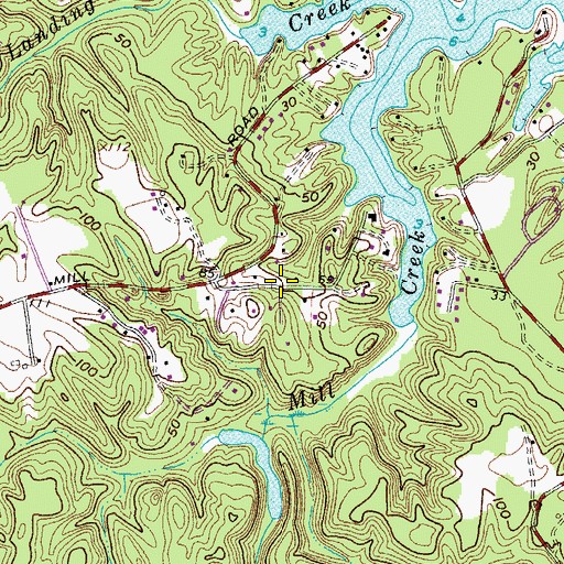 Topographic Map of Middle Earth, MD