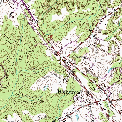 Topographic Map of Woodpecker (historical), MD