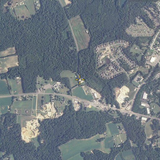 Aerial/Satellite Image of Cecils Mill Historic District, MD