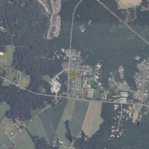 Aerial/Satellite Image of Park Hall-Lexington Park Airport (historical), MD