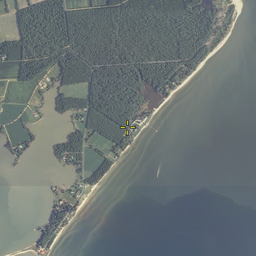 Aerial/Satellite Image of Saint Jeromes Manor, MD