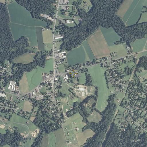 Aerial/Satellite Image of Jarrettsville United Methodist Church, MD