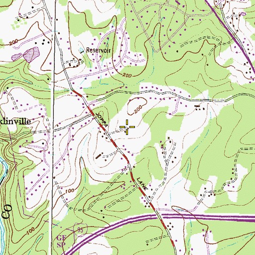 Topographic Map of Shannon Heath, MD