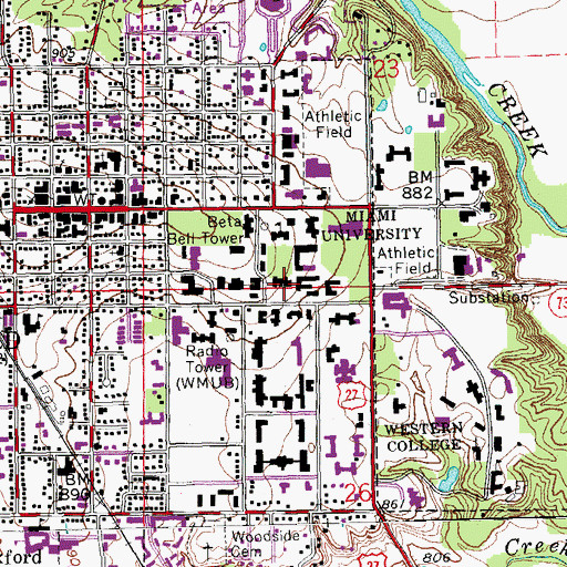 Topographic Map of Robertson Laboratory, OH