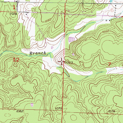 Topographic Map of Loma Linda, MO