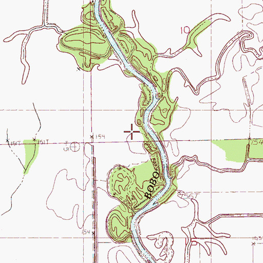 Topographic Map of Quitman County Hunting Club (historical), MS
